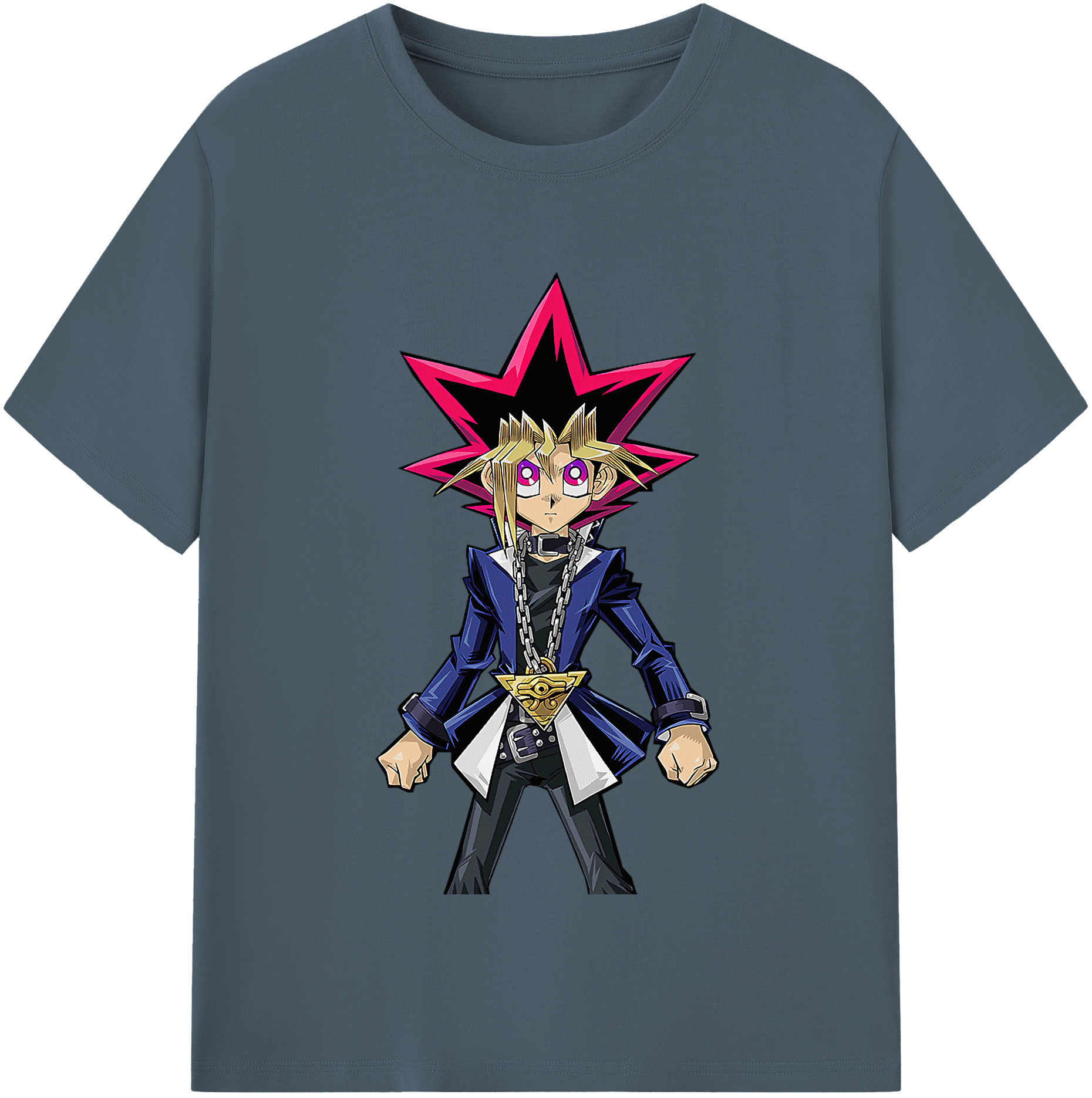 （画像用） 遊☆戯☆王 Yu-Gi-Oh! 綿100％半袖Tシャツ（フロントプリント）